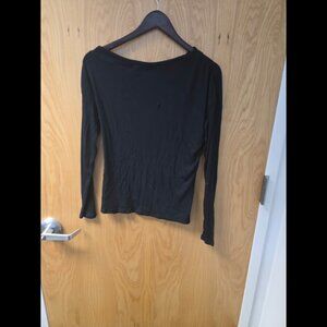 Threads for Thought Black Top - Small